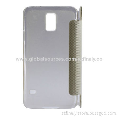 Leather Case for Samsung Galaxy S5 with Big View Window